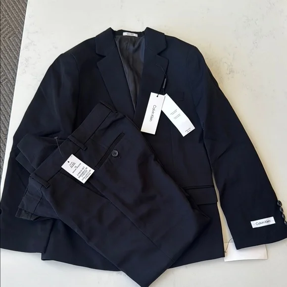 Calvin Klein youth Black Suit Timeless Elegance Formal Wear 10 years old - Picture 1 of 1